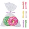 DelightfulWrap Cello Bags, 200Pcs 4"x 6"Clear Cellophane Bags with 200