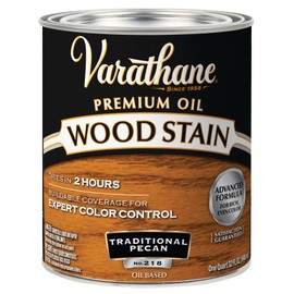 Varathane 211713H Premium Wood Stain, Quart, Traditional Pecan