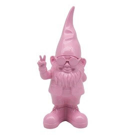 Lesser & Pavey Gnomes Behaving Badly Pink 20cm Figurines Statues For Home Decor | Ideal Ornaments Friendship Gifts For Women & Men | Lovely Table Centerpiece & Living Room Accessories