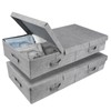 DAYARD Underbed Storage Container Bins with Lids, Under Bed Storage