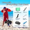EasierHike Beach Shade Tent, 7 × 7.15 Ft Portable Easy