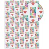 Brainbox Candy Thank You Wrapping Paper - 2 Sheets of