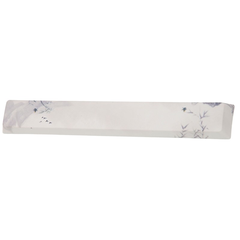 Spacebar Keycap PBT Ink Mountain Pattern DIY Universal Mechanical Keyboard