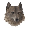 3D Animal Head Statue Resin Wall Decor Realistic Wildlife Sculpture