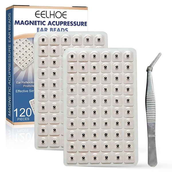 Mosasa Ear Urn Jewelry, 120 Pieces, Includes Tweezers, Ear Urn