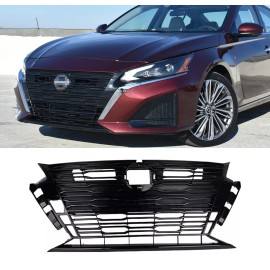 Unbranded Black Front Bumper Grille Assembly For 2023-24 Nissan Altima S SL SV 62310-9HF8E