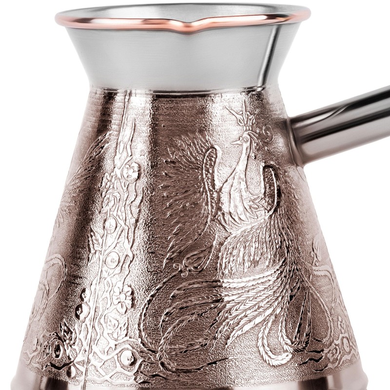 STP Goods Copper Turkish Coffee Pot Cezve 20.3 oz