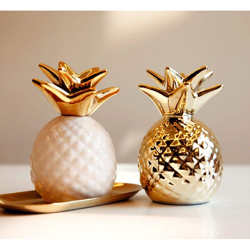 TK.Felly Pineapple Money Box Money Luck Gift Figurine Interior Feng