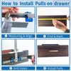 King&Charles Cabinet Hardware Jig, Metal Cabinet Handle Jig with Point