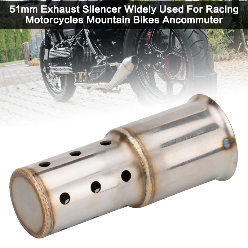 Universal Motorcycle DB killer 51mm 2" Exhaust Muffler Baffle Removable