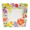 Caspari Floral Trellis Dinner Plates - 32 Per Package