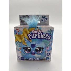 Furby Furblets SNO-Way Holiday Edition Mini Friend, 45+ Sounds- New