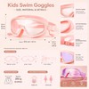 Kids Swim Goggles for Boys & Girls – Panoramic Anti-Fog