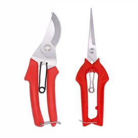 2 Pack Garden Pruning Shears,Gardening Scissors, Garden Scissors,Gardening Shears