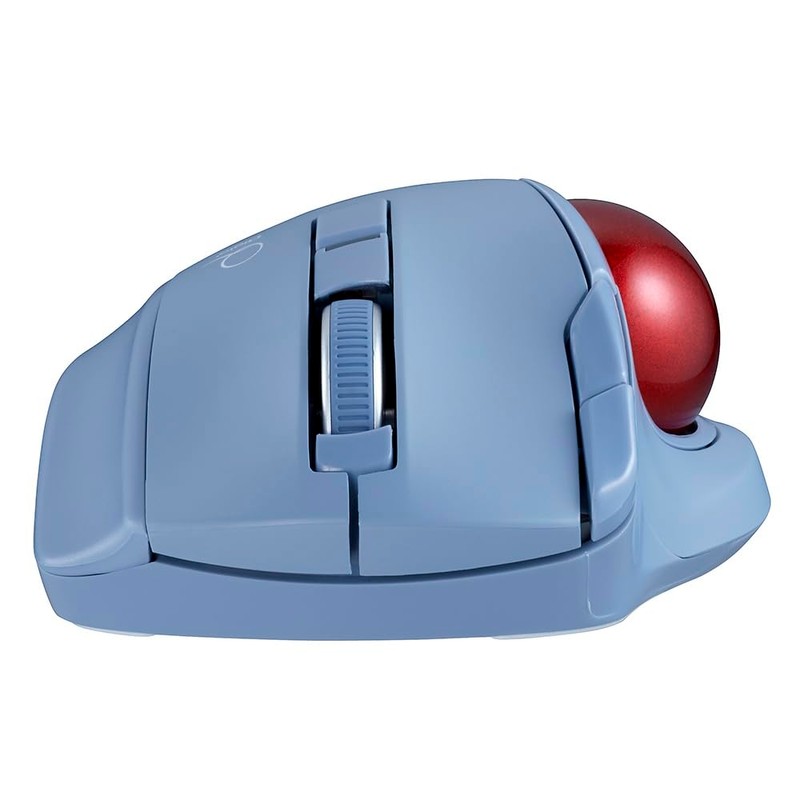 Nakabayashi MUS-TRLF224BL Small Wireless Quiet 5 Button Laser Thumb Trackball