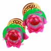 1 Pair LED Lotus Light Buddha Lotus Lamp USB Powered