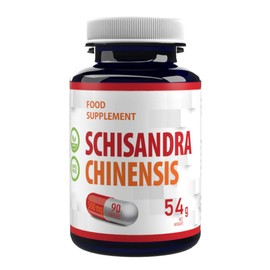 Hepatica Schisandra Chinensis (Wu Wei Zi) 500 mg 90 Vegan Capsules 10% Schisandrins, Adaptogen, Laboratory Tested, High Dosage, Non-GMO & Gluten Free