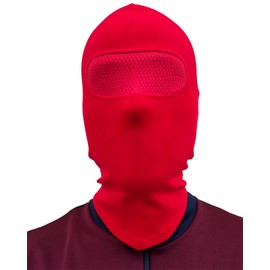 PGWEAR Balaclava with net in front of the eyes in black, blue, white, red, yellow, green, red, Unit size