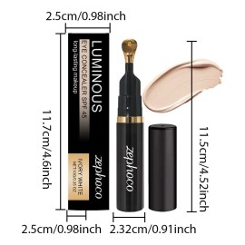Corrector De Ojeras Blanco Marfil: Ligero, Luminoso,