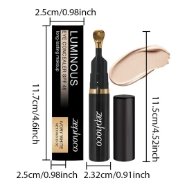 Corrector De Ojeras Blanco Marfil: Ligero, Luminoso,