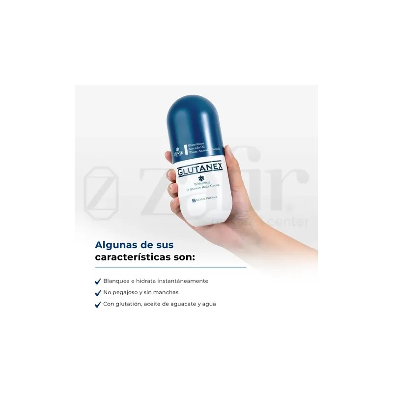 Crema Aclarante Corporal Glutanex Whitening In Shower Body