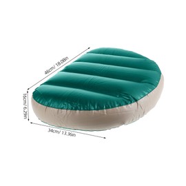 Outanaya Inflatable Seat Cushion for Kayak Fishing PVC Boat Seat Pad Portable Outdoor Cushion for Camping Durable Lightweight Comfortable Design