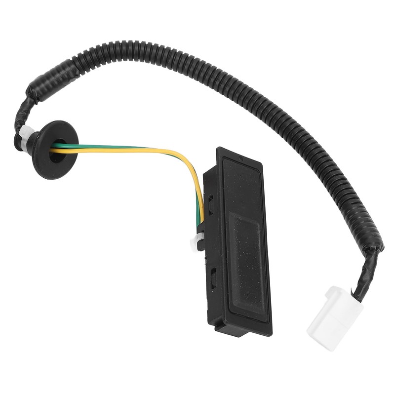 Jiawu Rear Liftgate Trunk Release Switch Button, Push-Button Actuator, Black,