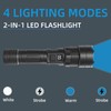 Sulitcamp Rechargeable Flashlights High Lumens, Super Bright Flash Light, 2-in-1