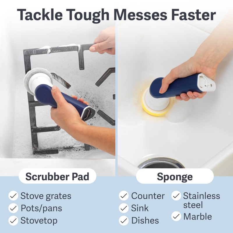 Casabella Power Spin Handheld Scrubber