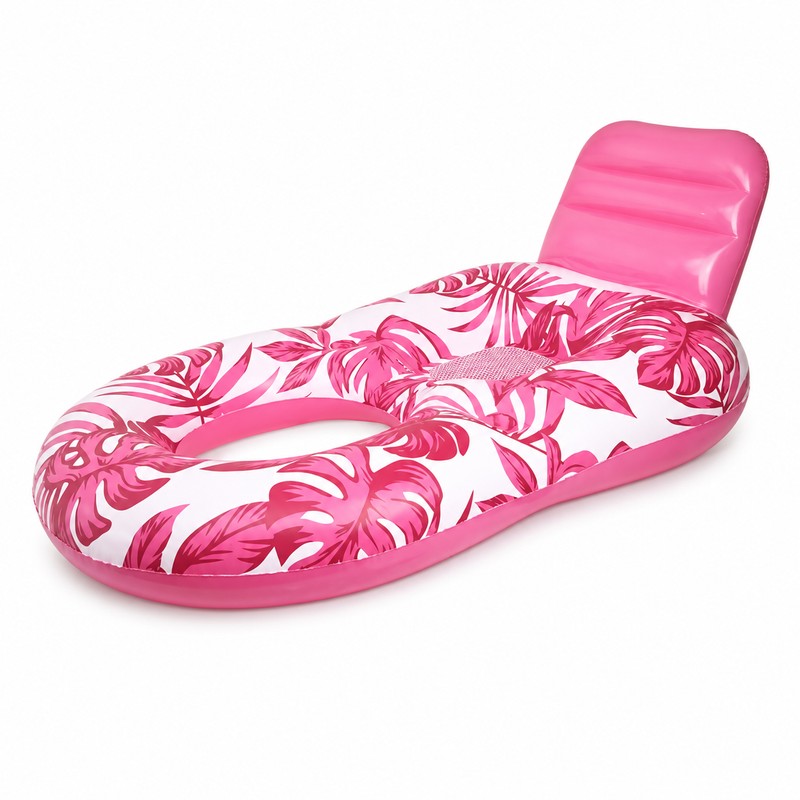 Inflatable Pool Float Lounger for Adults – Vinyl Floating Chair