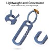 Titanium Alloy Keychain Lightweight Backpack Hanging Hook Buckle Carabiner Key