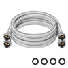 Premium Stainless Steel Washing Machine Hoses Universal Fit to All