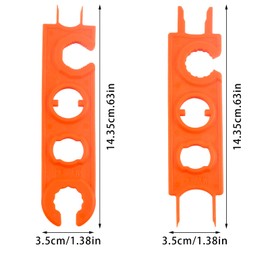 1 Pair M-C-4 Solar Wrench, Plug Re-Release Plug Tool, Solar Tool Key for Solar Panel Cable PV System Solar Panel Cable