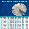 GEAROLL Spark Plug Gap Tool with 32 Blade Steel Feeler