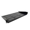 2-Pack 1U Vented Cantilever Shelf, 19” Rack Mount, Durable Steel