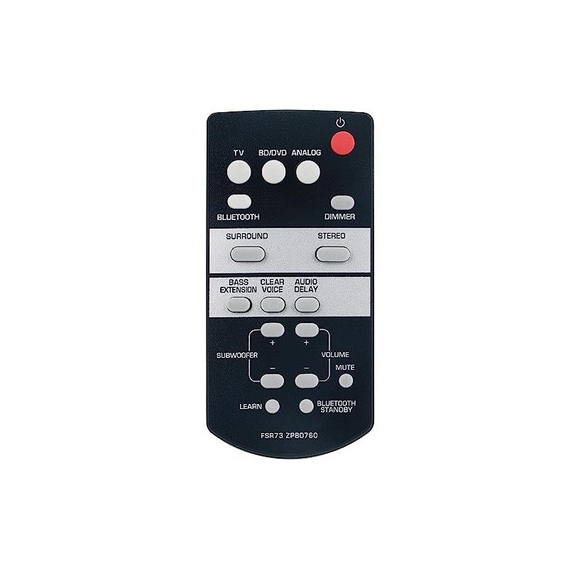 FSR73 ZP80760 Replace Remote Control Work for Yamaha ATS-1050 ATS-1050BL