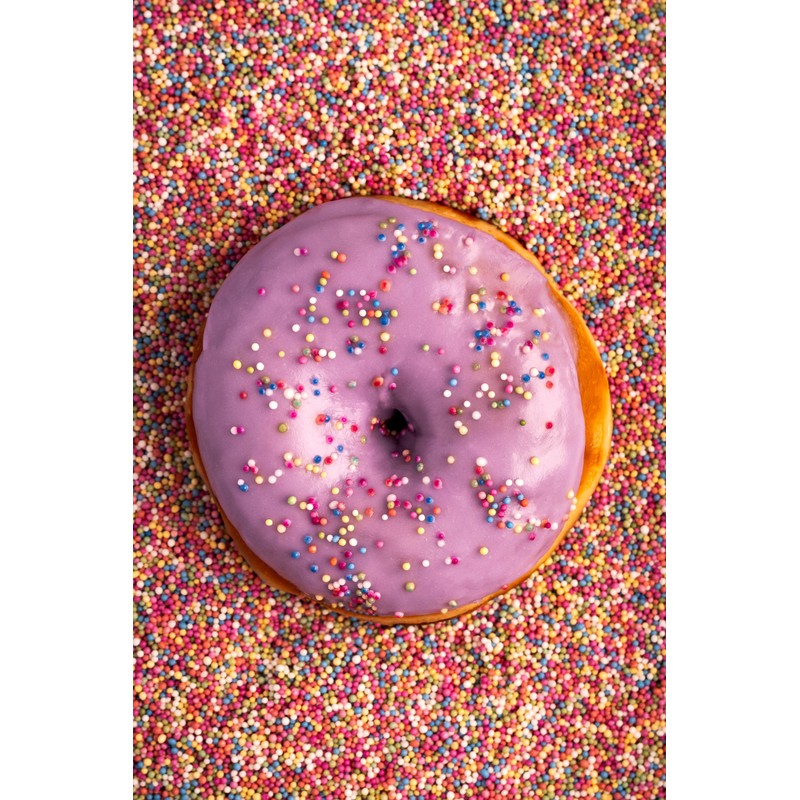 Rainbow Nonpareils – Dye-Free, Vegan, Allergen-Free, Plant-Based Colors, 3.3 oz