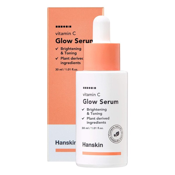 Hanskin Vitamin C Glow Serum with Ascorbic Acid, Toning, Illuminates for Glowing Skin [30ml]
