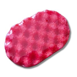 Soap Filled Exfoliating Sponge (Baccarat Red)