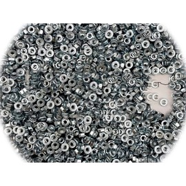 (Qty 100pcs) M6-1.0 Serrated Flange Lock Nut 10.9 Spin Wiz Nuts 6mm x 1.0 M6x1.0 Multi-Purpose Comprehensive Hardware Fastener Assortment Kit Cit04939Riv