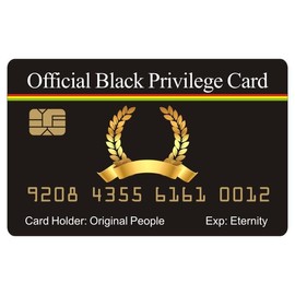 Aromabug: Privilege Card of Black People, 4 Pack