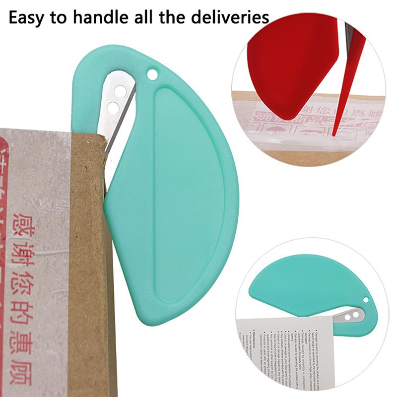 EULAPGOE 7 Packs Letter Openers, Plastic Envelope, Cutter Secure Mail