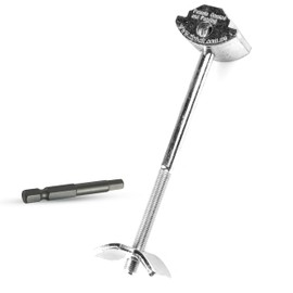 Zipbolt 10.600 Countertop Miter Connector — 10 Piece Joint Fastener Drawbolt Pack with 5mm Hex Bit for Joining Countertops, Butcher Blocks, Furniture, and More - Single-Handed Tightening