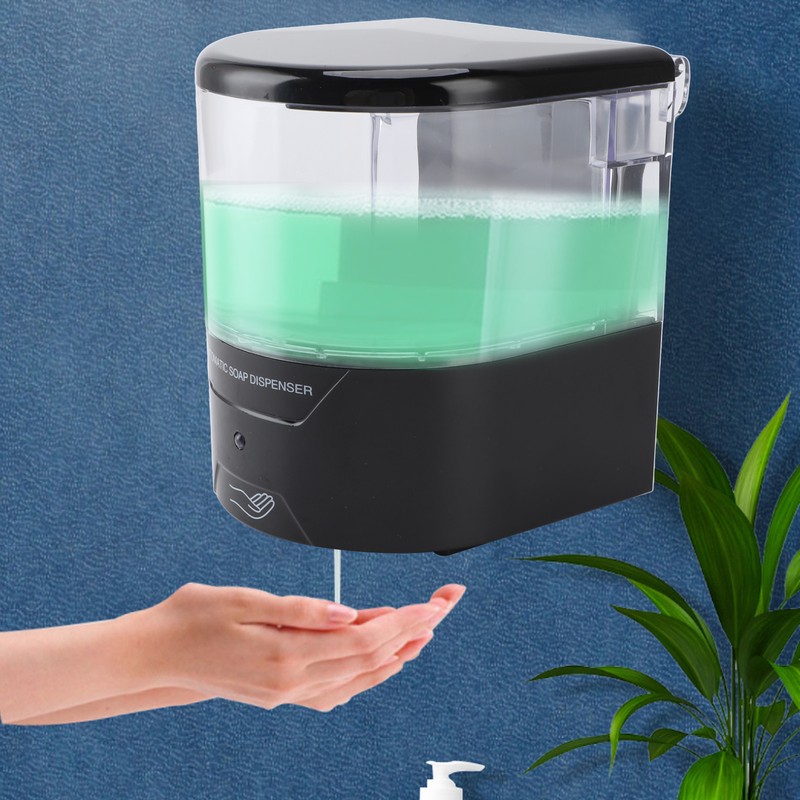 600ML Automatic Wall Mounted Soap Dispenser Intelligent Electric Wall Mount