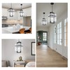 IKK Black Crystal Pendant Light for Kitchen Island, Luxury Water