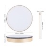 Abaodam 10 Inch Hand Drum Percussion Wood Frame Drum with