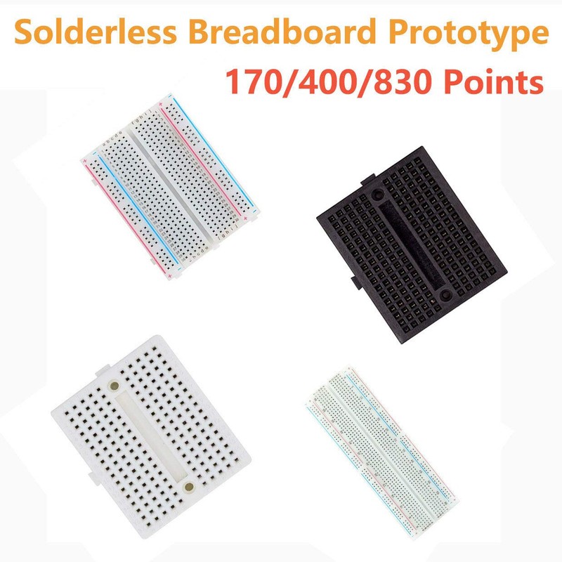 Solderless Prototype Breadboard, 170 Points PCB BreadBoard Universal Test