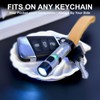 Mini EDC Rechargeable Keychain Flashlight Stocking Stuffers for Men