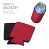 kwmobile 2x Can Cooler Cover 330ml / 355ml Can -