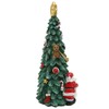 Christmas Tree Statue Durable Fadeless Resin Christmas Tree Figurine Exquisite